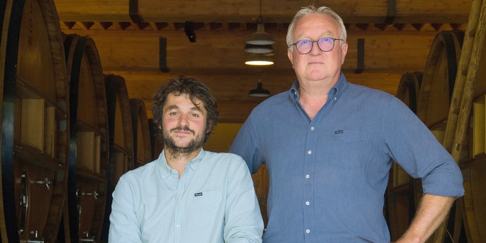 Portrait vignerons Edouard Brunier et Vincent Avril